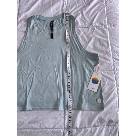 New Vuori Women's Energy Tank Top Spearmint Heather Size XL Light Weight NWT - Picture 2 of 8